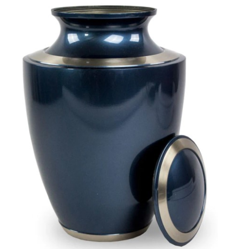 Bronze Blue Urn